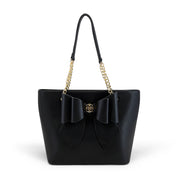 Aubrey Bow Vegan Tote Bag