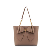 Aubrey Bow Vegan Tote Bag