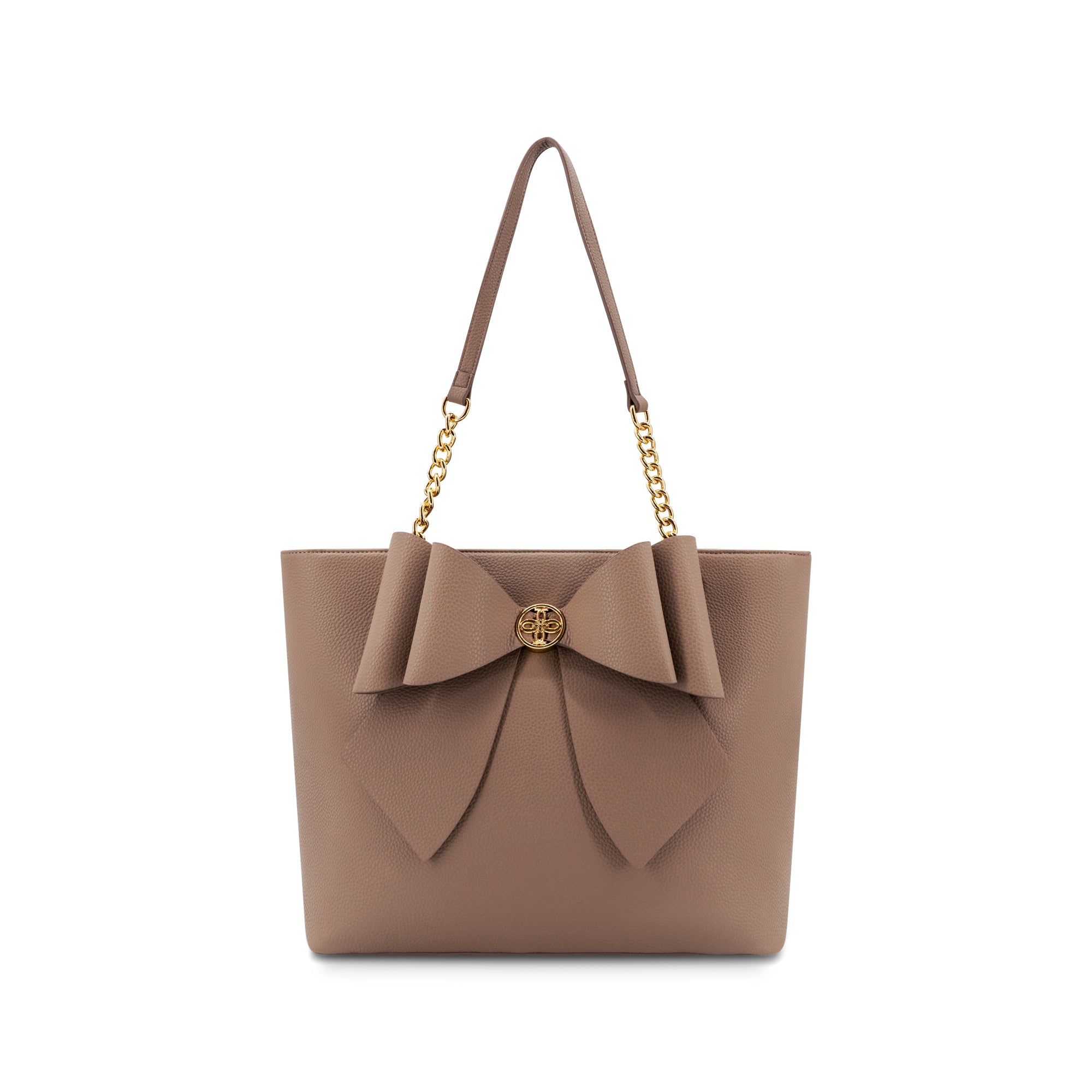Aubrey Bow Vegan Tote Bag