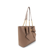 Aubrey Bow Vegan Tote Bag