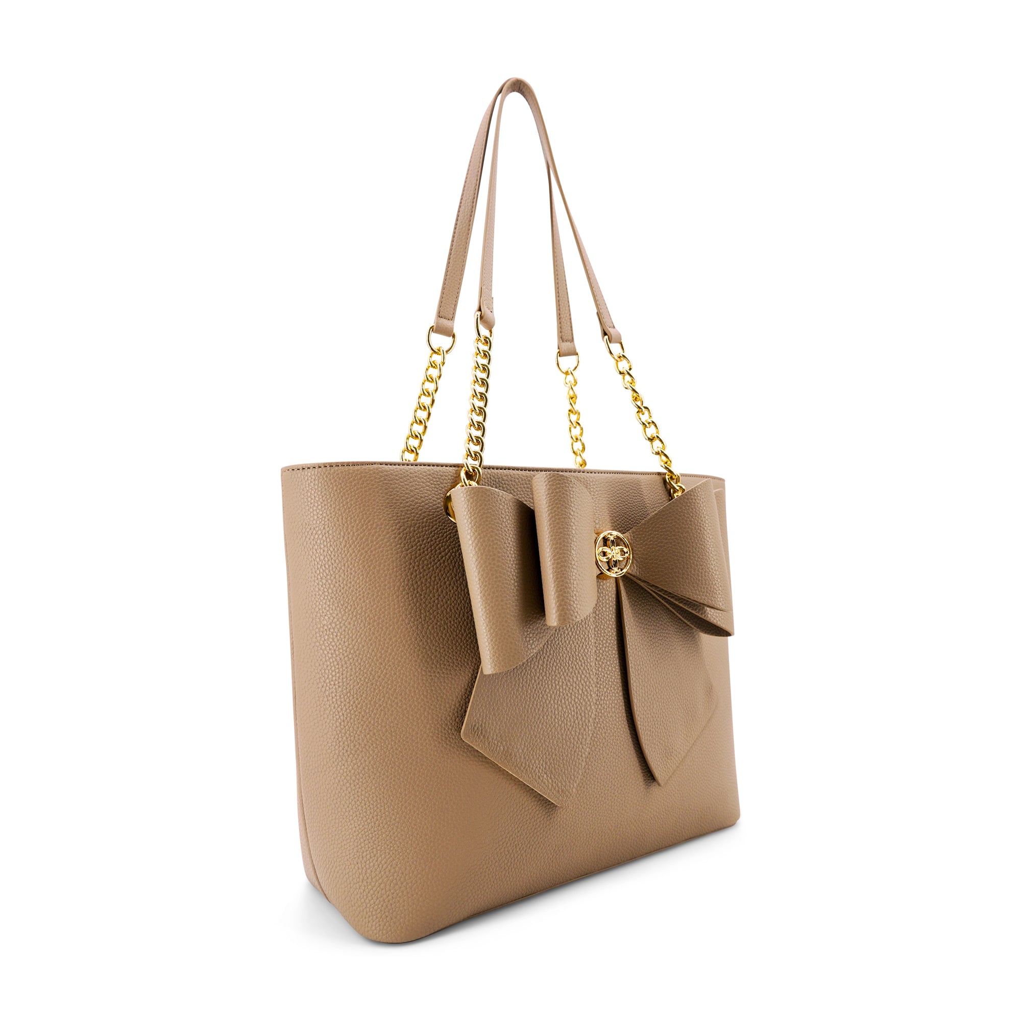 Aubrey Bow Vegan Tote Bag