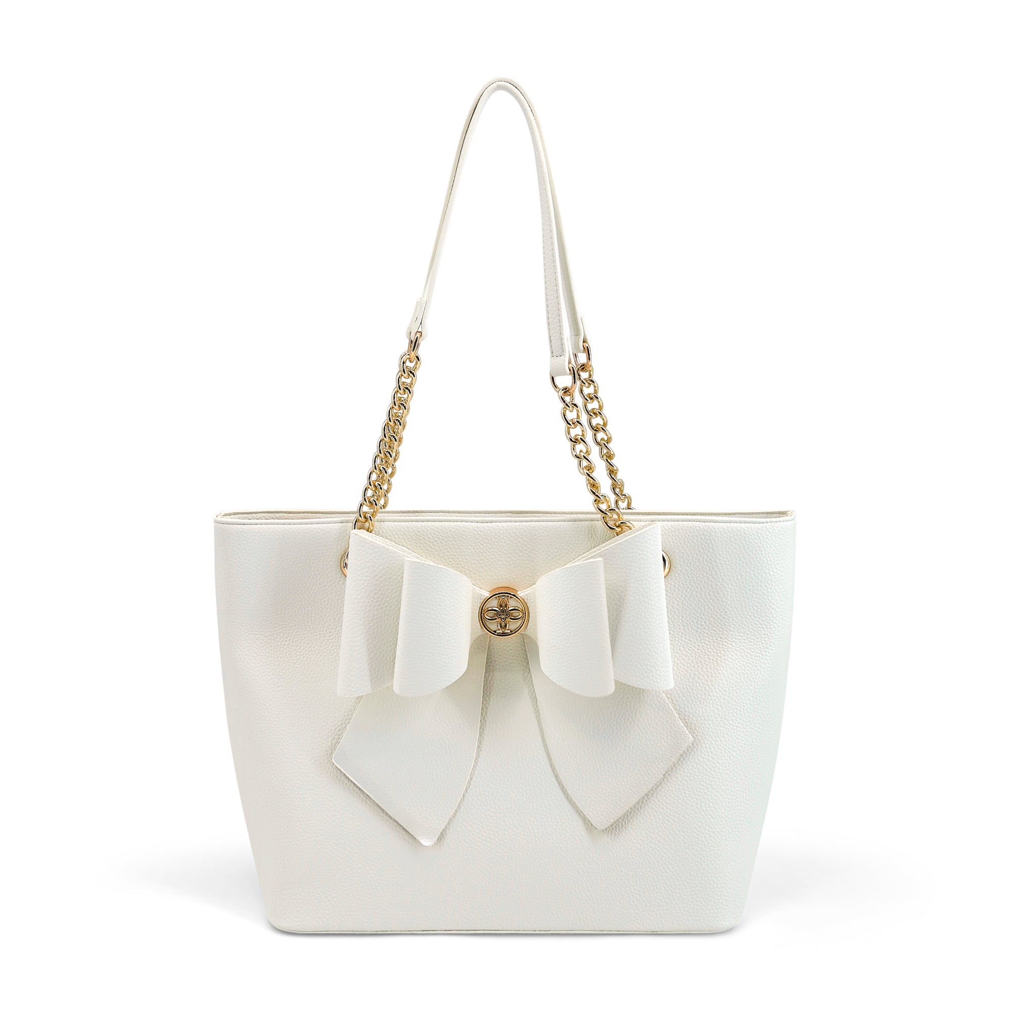 Aubrey Bow Vegan Tote Bag