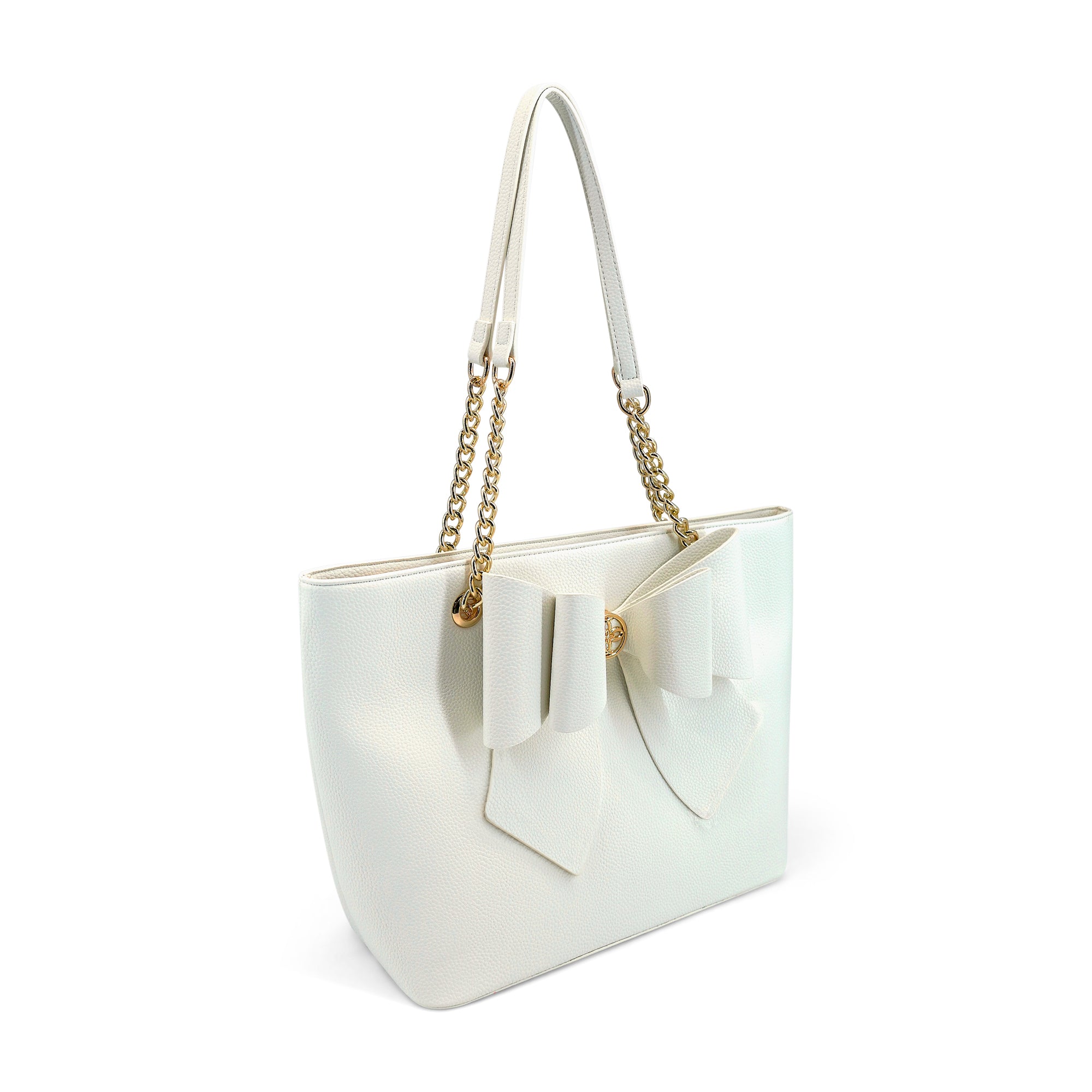 Aubrey Bow Vegan Tote Bag