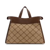 Zola Turn Lock Top Handle Satchel Bag