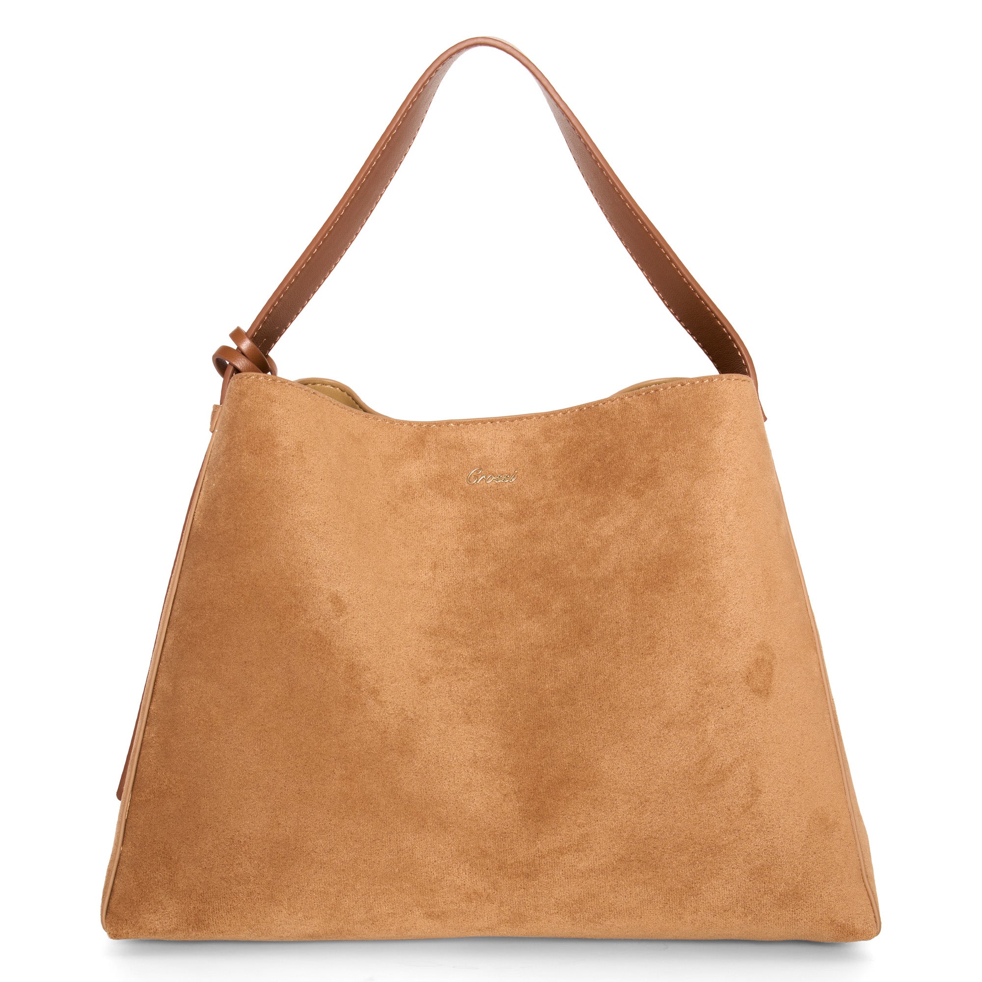 Solace Suede Top Handle Bag
