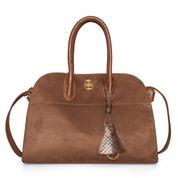 Aurora Suede Tassel Top Handle Bag
