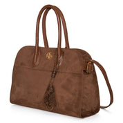 Aurora Suede Tassel Top Handle Bag