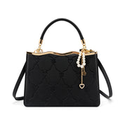 Amara Embossed Top Handle Crossbody Bag