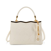 Amara Embossed Top Handle Crossbody Bag