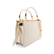 Amara Embossed Top Handle Crossbody Bag
