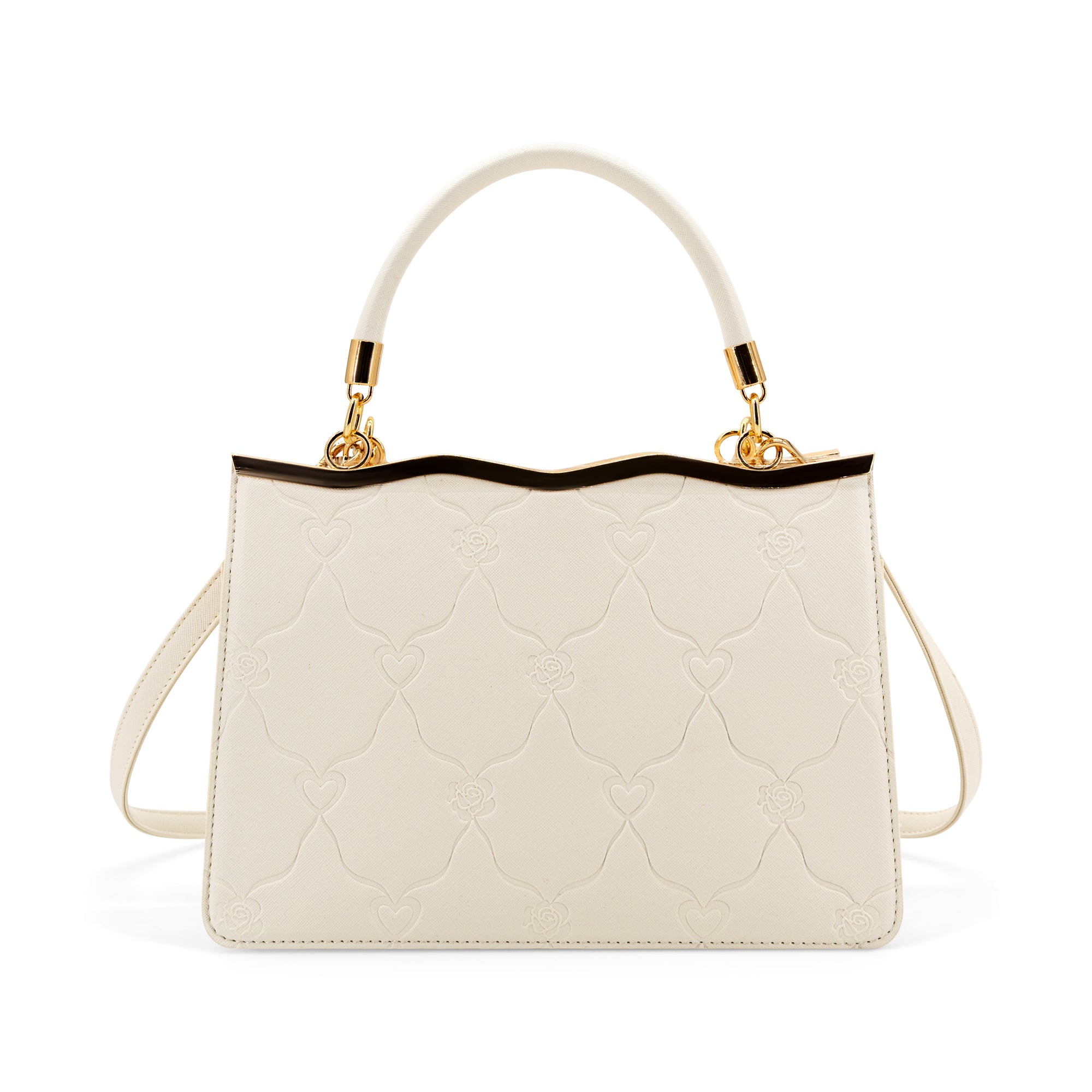 Amara Embossed Top Handle Crossbody Bag