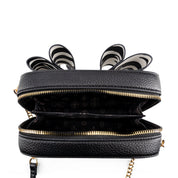 Zebra Bow Mini Crossbody Bag