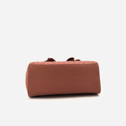 Crossi Elegance Large Bow Vegan Leather Satchel