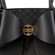 Crossi Elegance Large Bow Vegan Leather Satchel