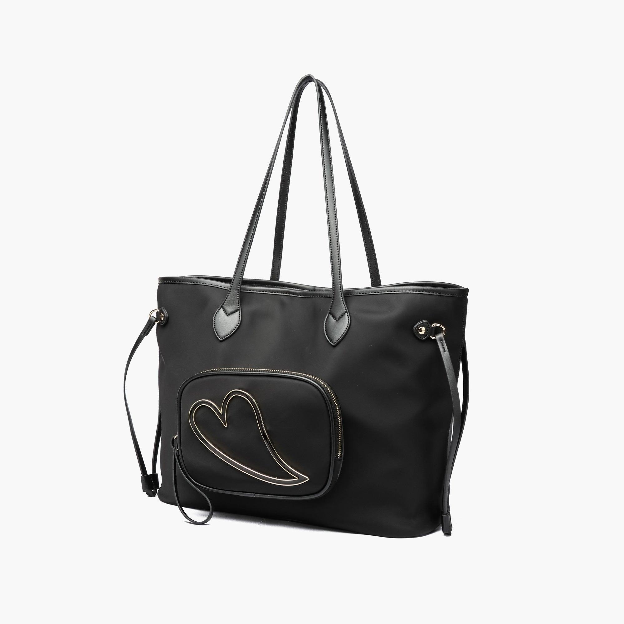 Power Heart Shopper Tote
