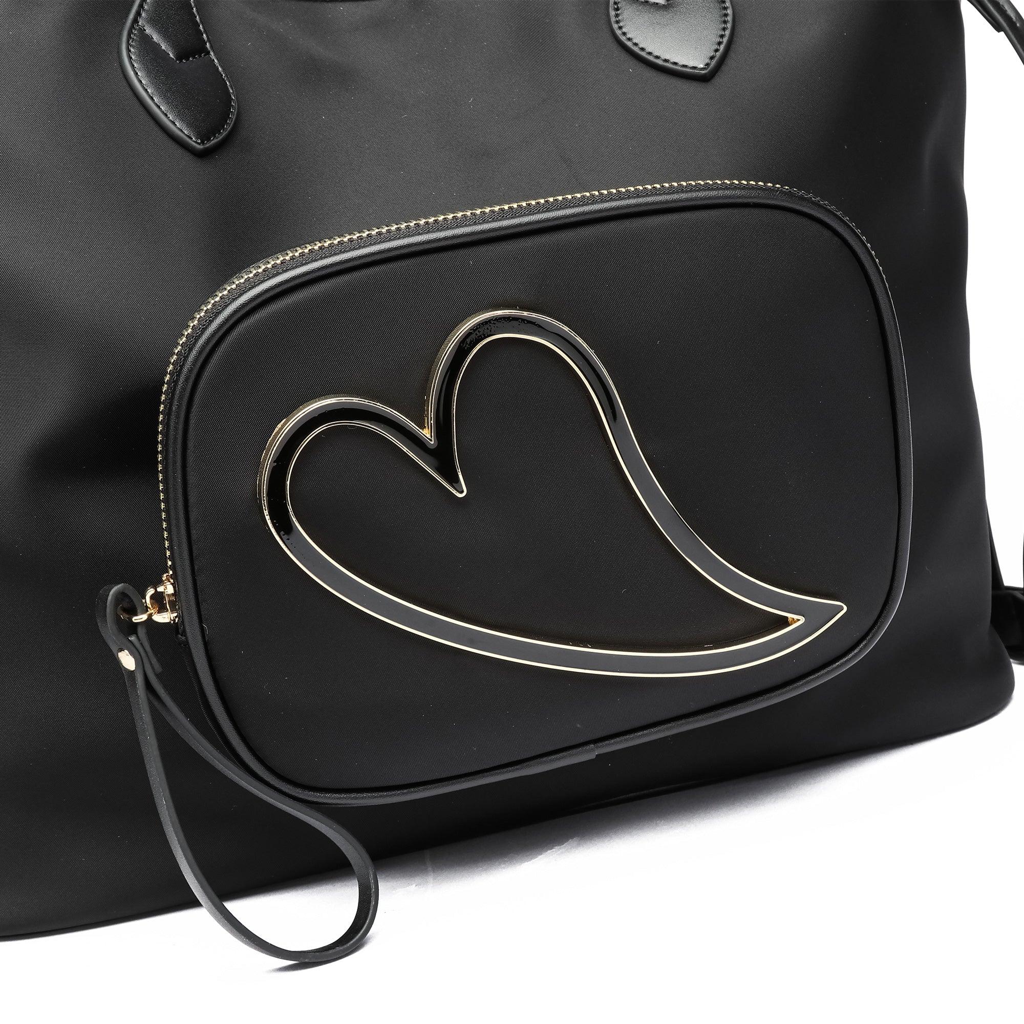 Power Heart Shopper Tote