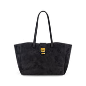 Harper Lock Suede Tote Bag