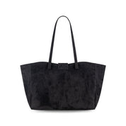 Harper Lock Suede Tote Bag