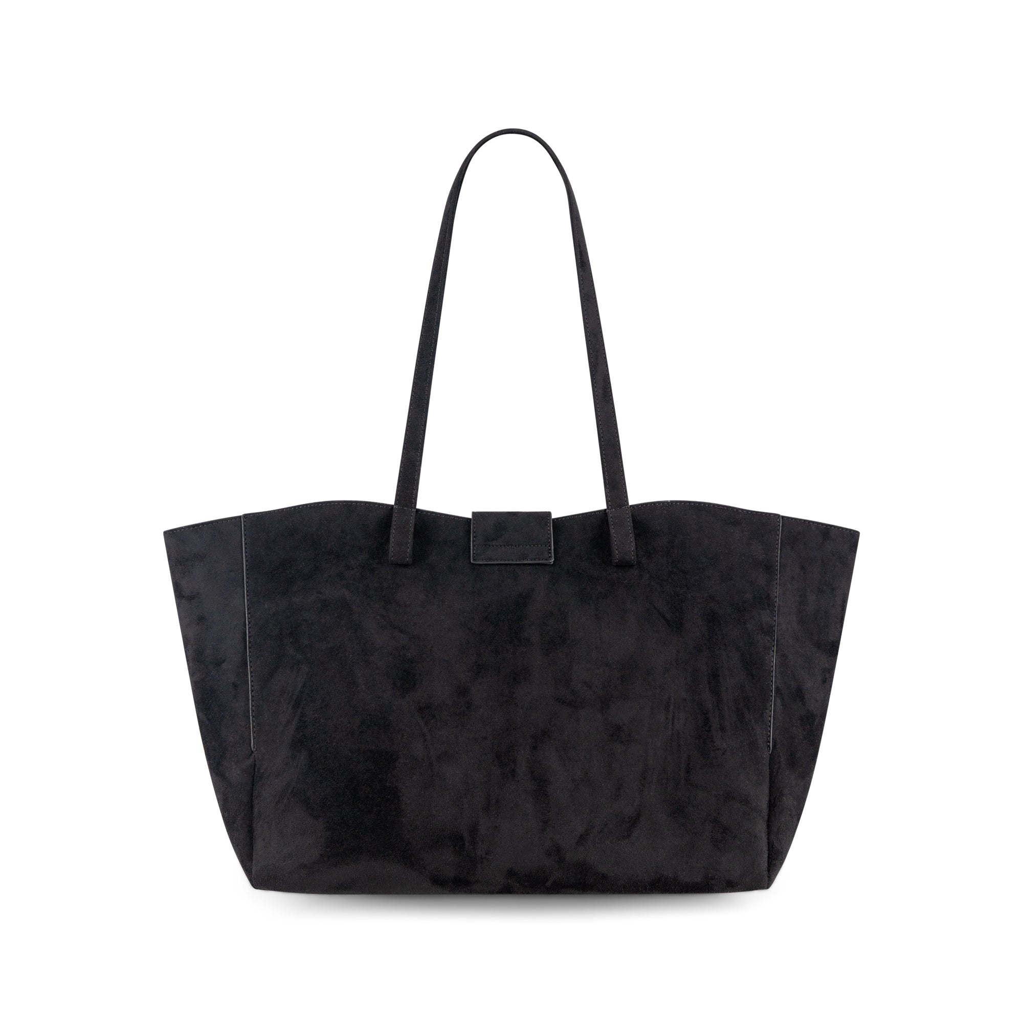 Harper Lock Suede Tote Bag