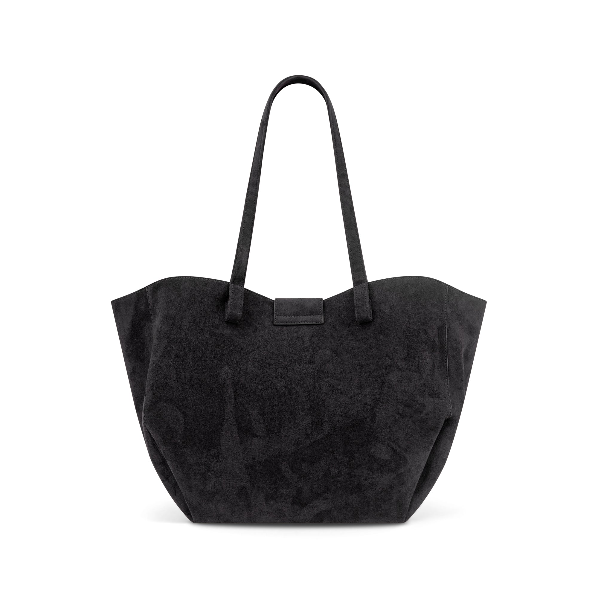 Harper Lock Suede Tote Bag
