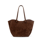 Harper Lock Suede Tote Bag