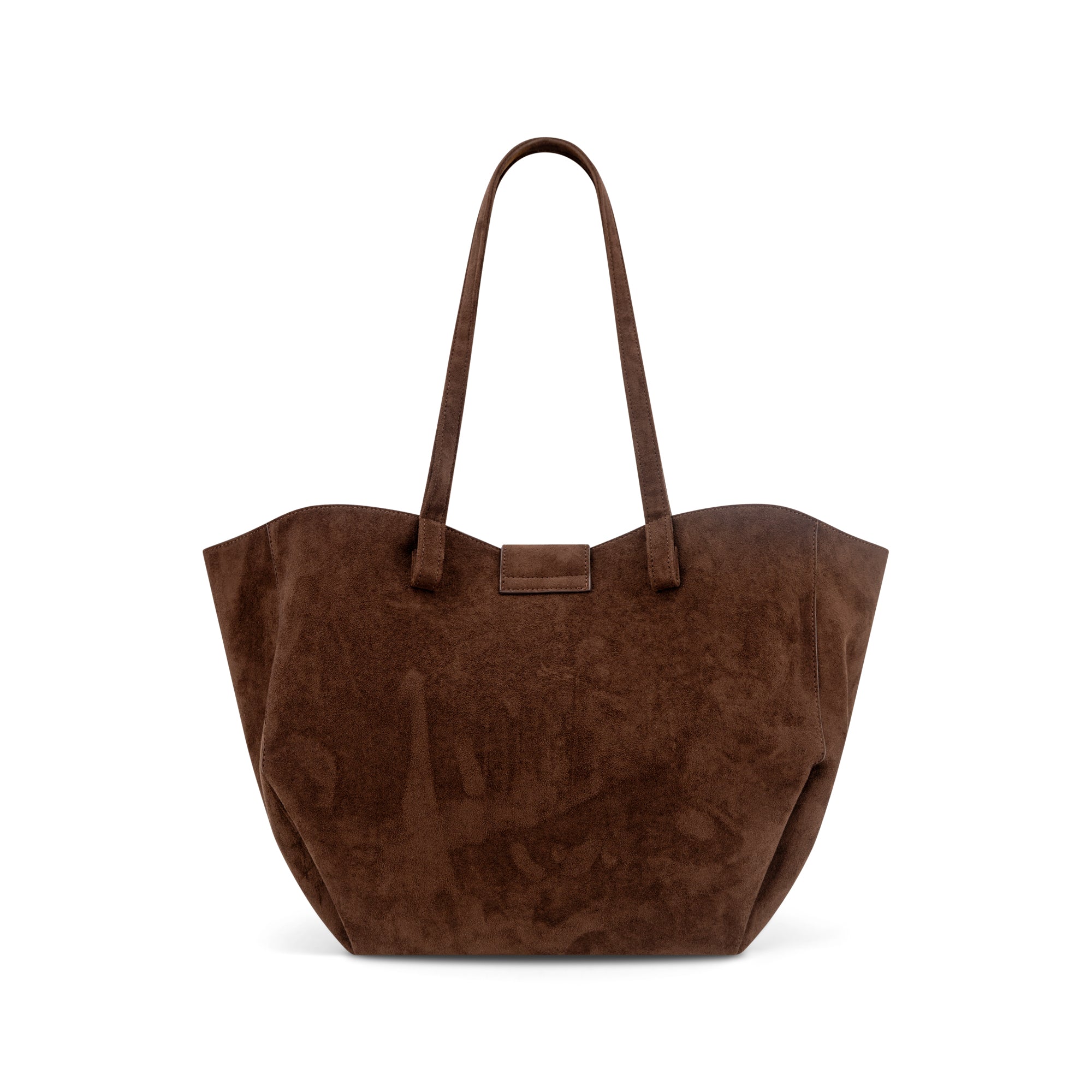 Harper Lock Suede Tote Bag