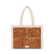 The Doehaven Sherpa Faux Fur Tote Bag