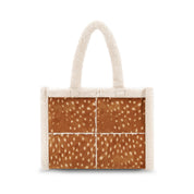 The Doehaven Sherpa Faux Fur Tote Bag