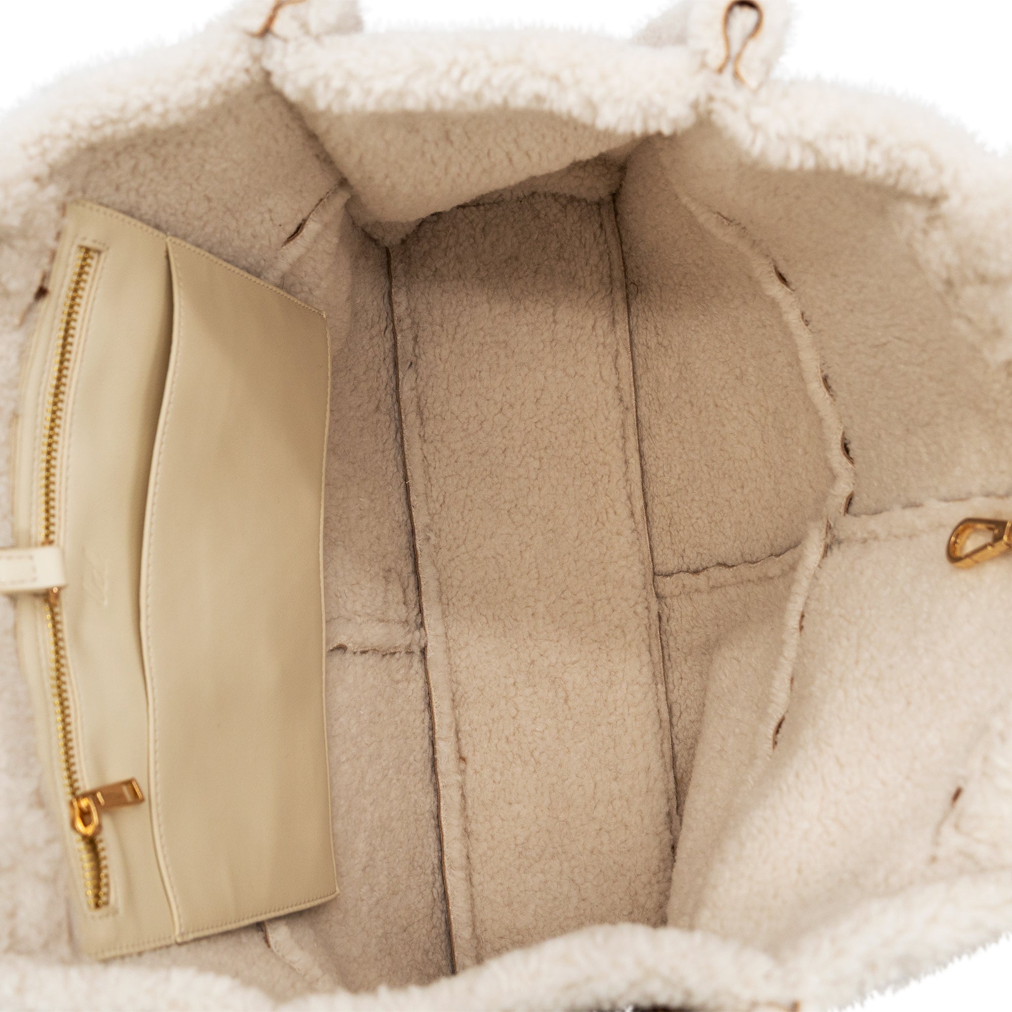The Doehaven Sherpa Faux Fur Tote Bag