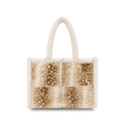 The Doehaven Sherpa Faux Fur Tote Bag