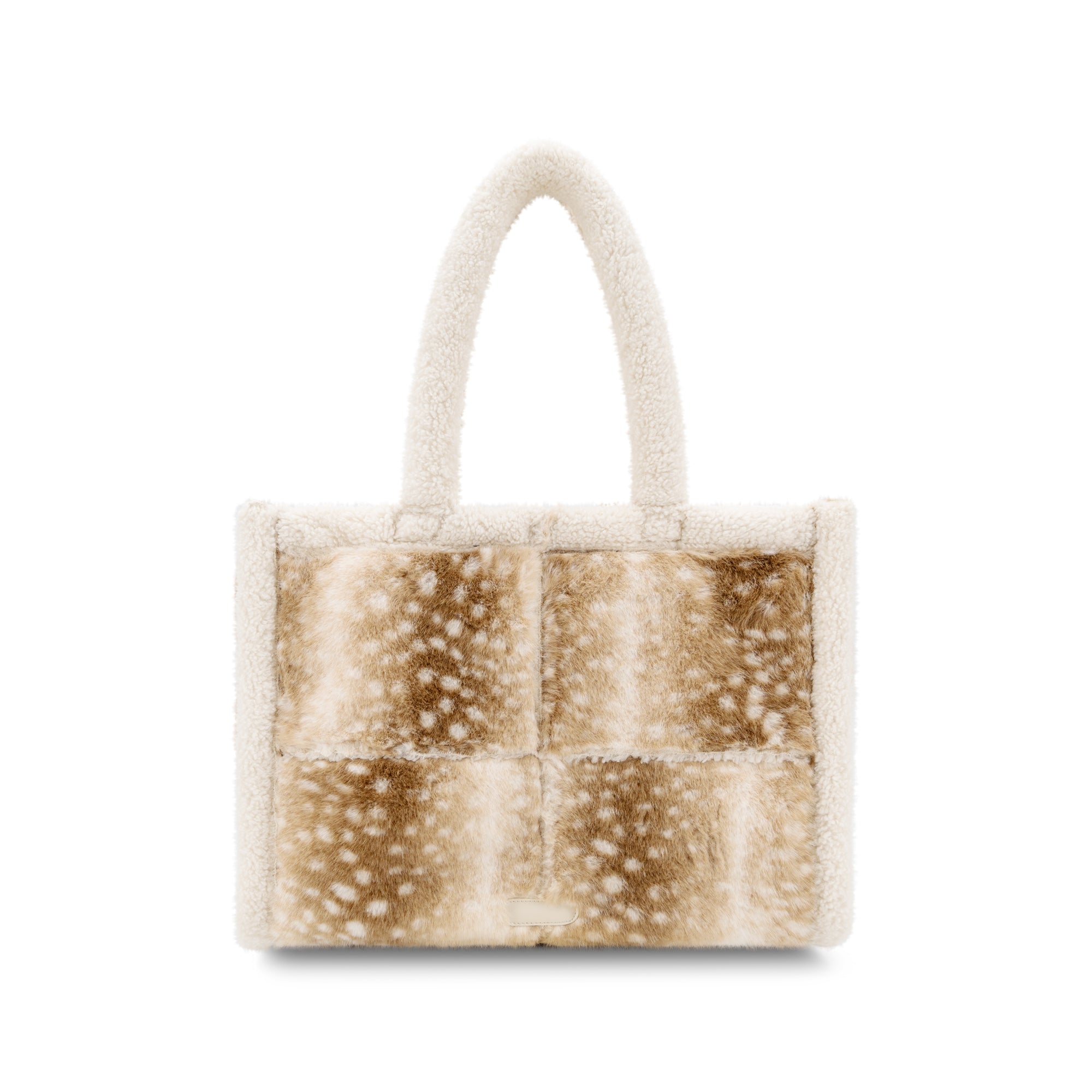 The Doehaven Sherpa Faux Fur Tote Bag