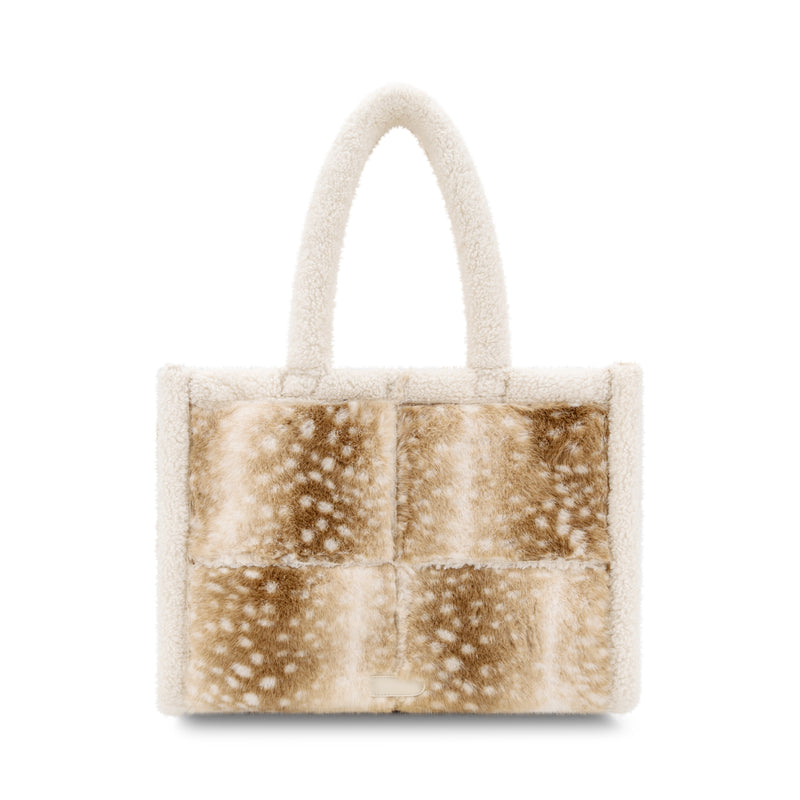 The Doehaven Sherpa Faux Fur Tote Bag