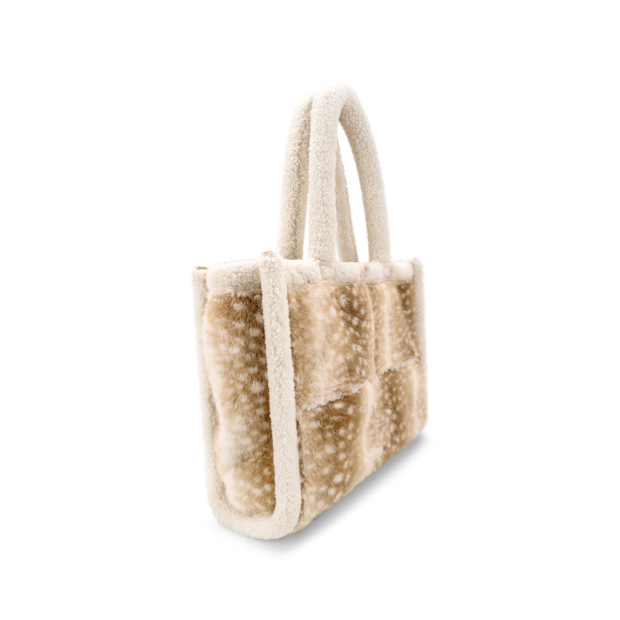 The Doehaven Sherpa Faux Fur Tote Bag