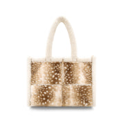 The Doehaven Sherpa Faux Fur Tote Bag