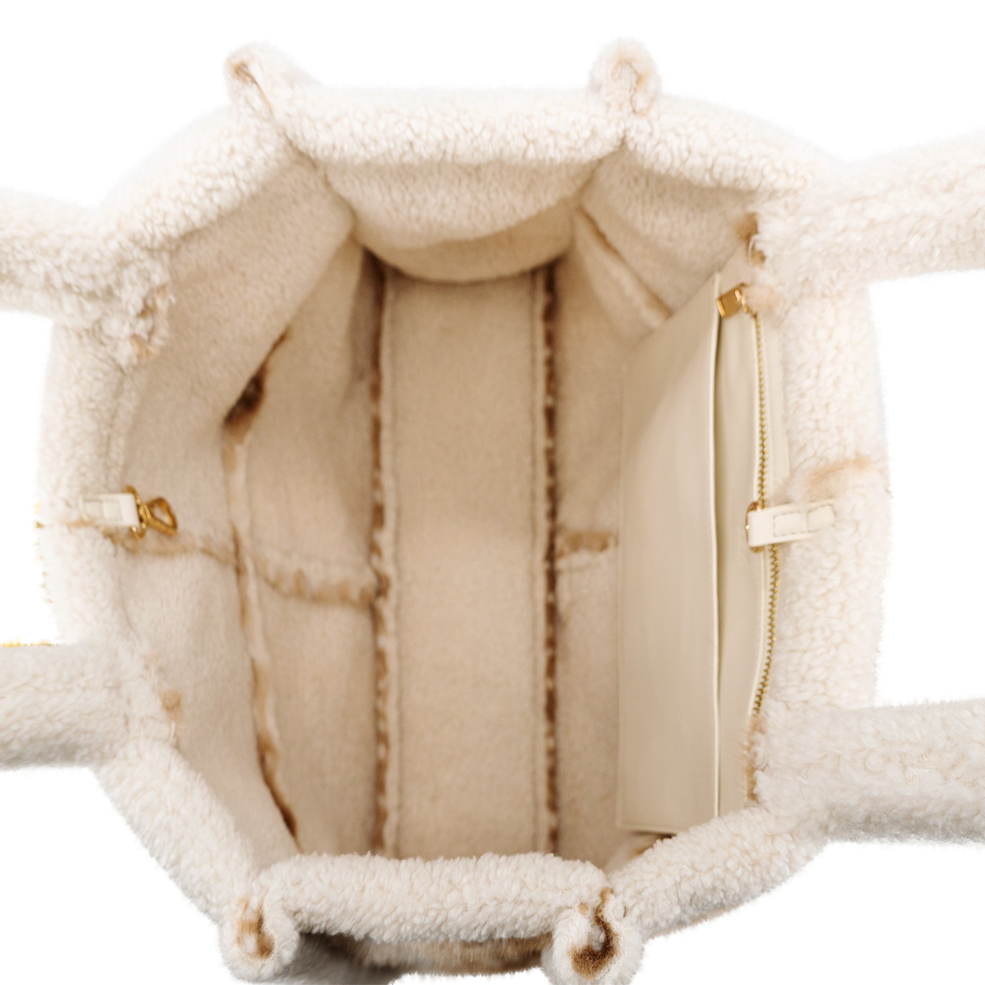 The Doehaven Sherpa Faux Fur Tote Bag