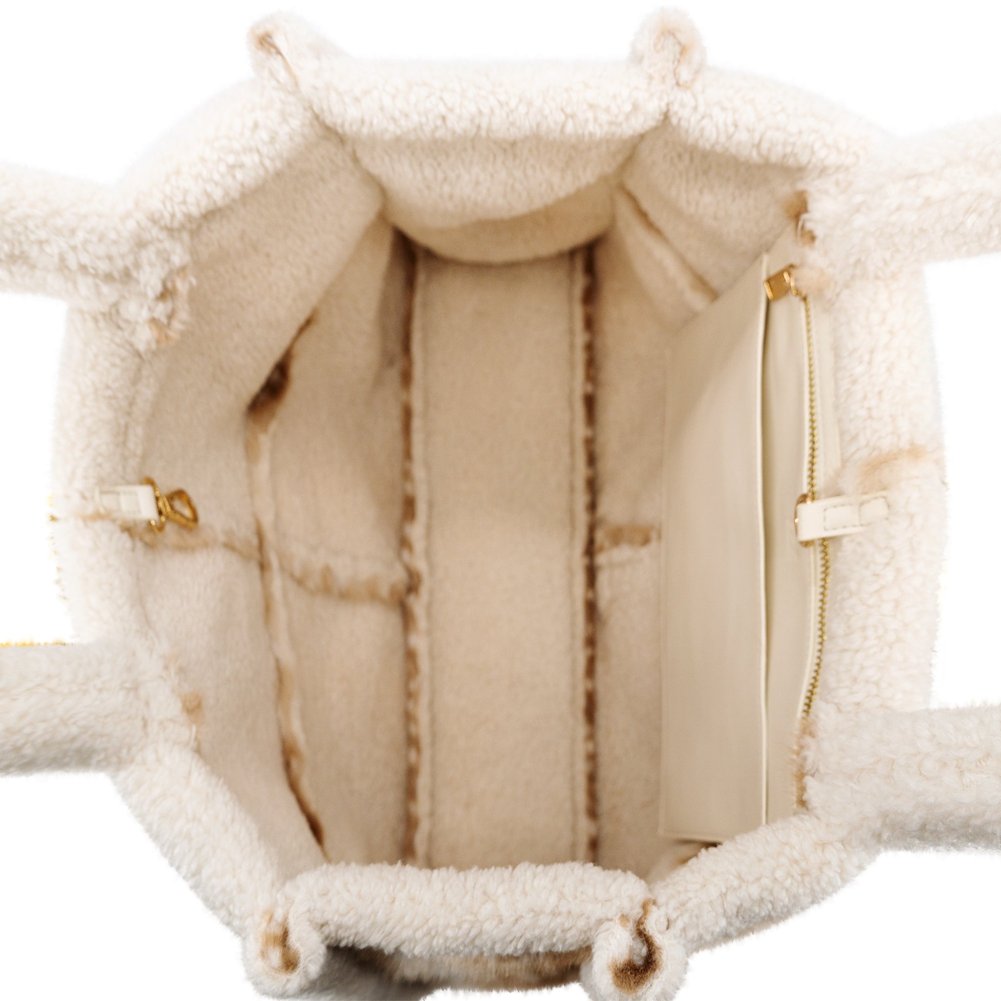 The Doehaven Sherpa Faux Fur Tote Bag