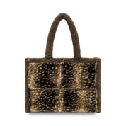 The Faux Fawn Sherpa Tote Bag