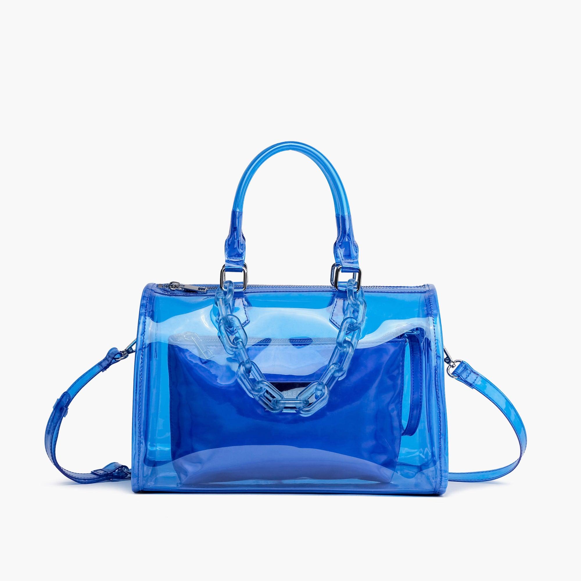 Iced Out Hologram Clear Satchel