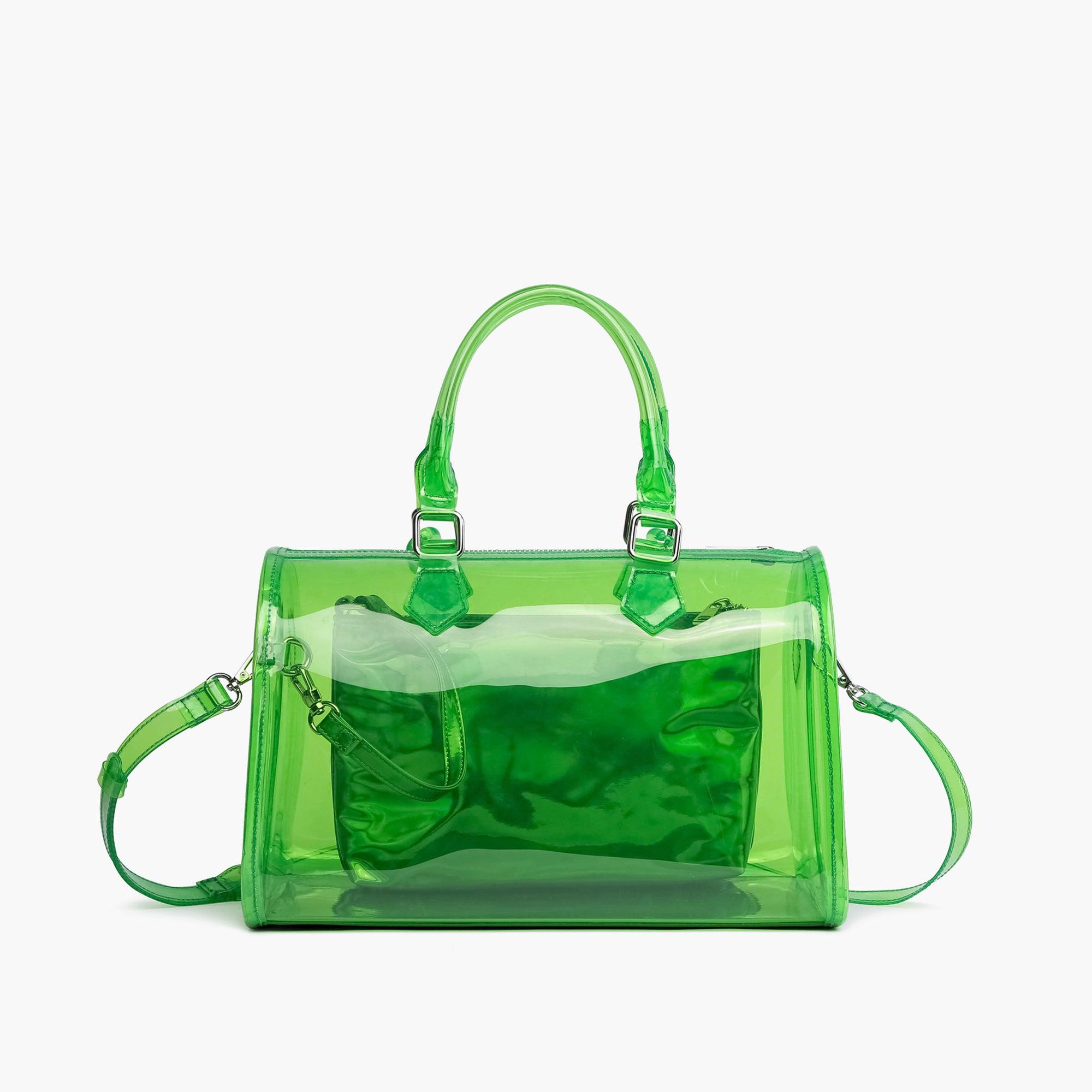 Iced Out Hologram Clear Satchel
