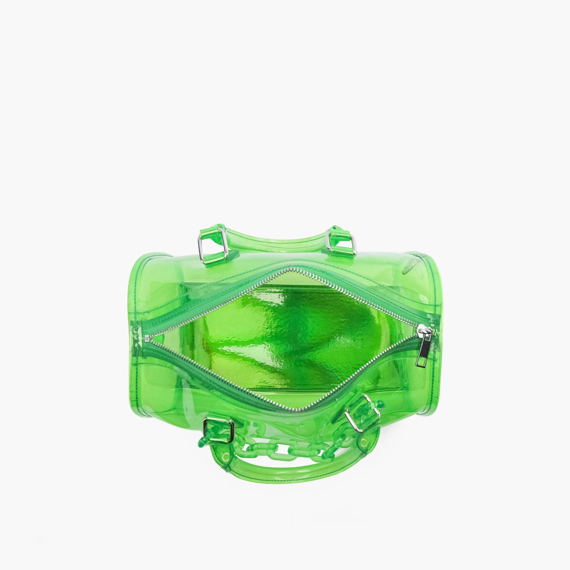 Iced Out Hologram Clear Satchel Crossbody Bag