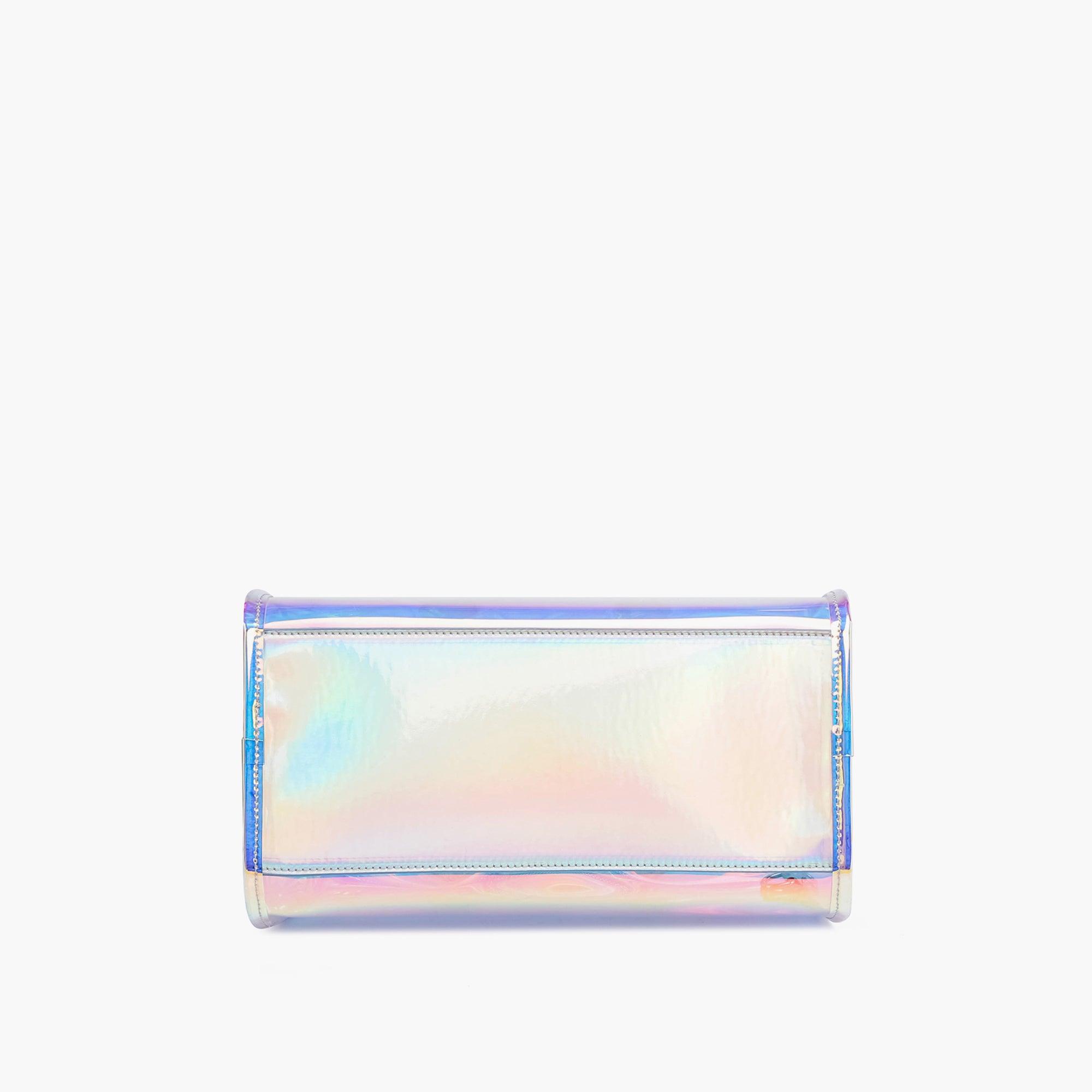 Iced Out Hologram Clear Satchel Crossbody Bag