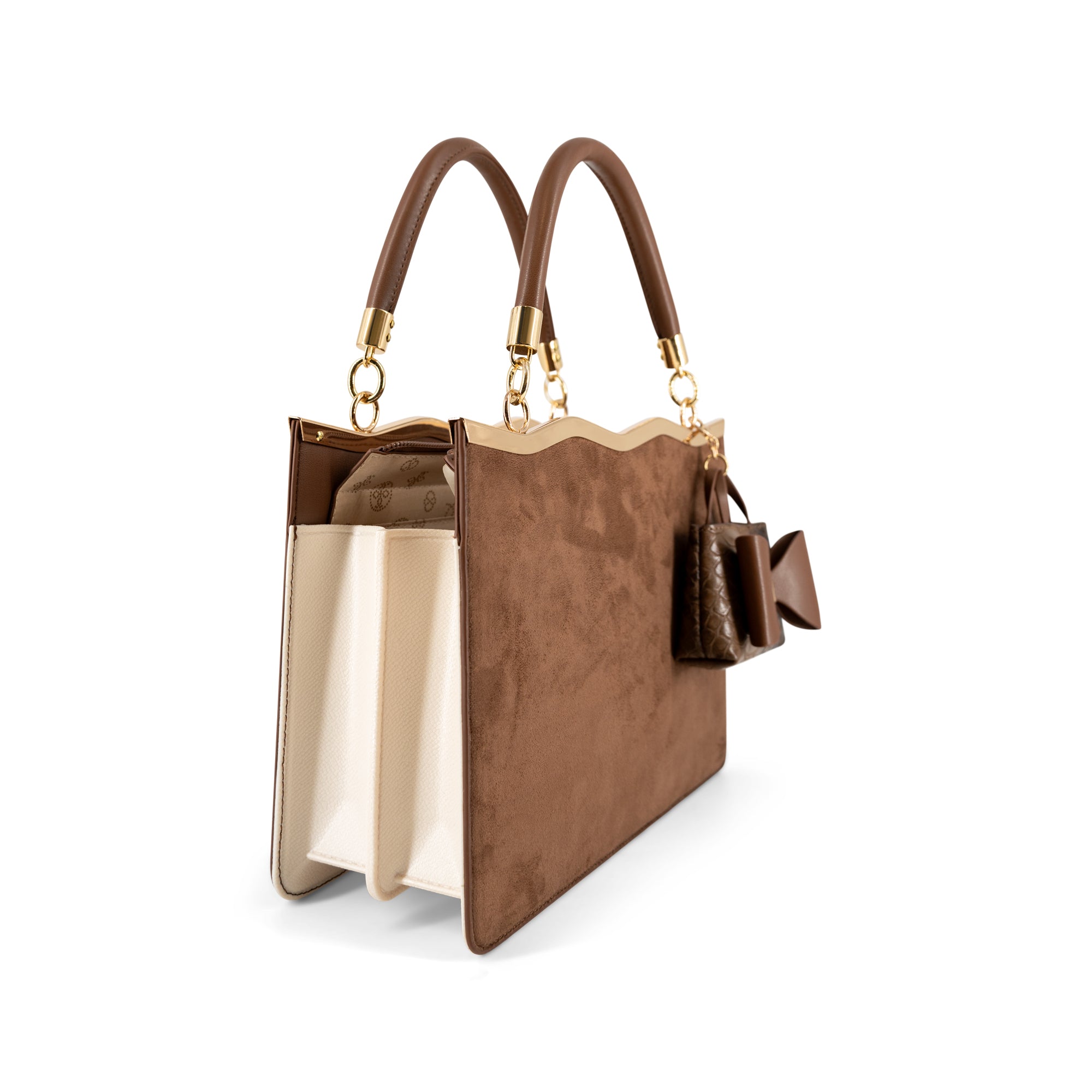 Ramona Suede Mini Charm Crossbody Bag