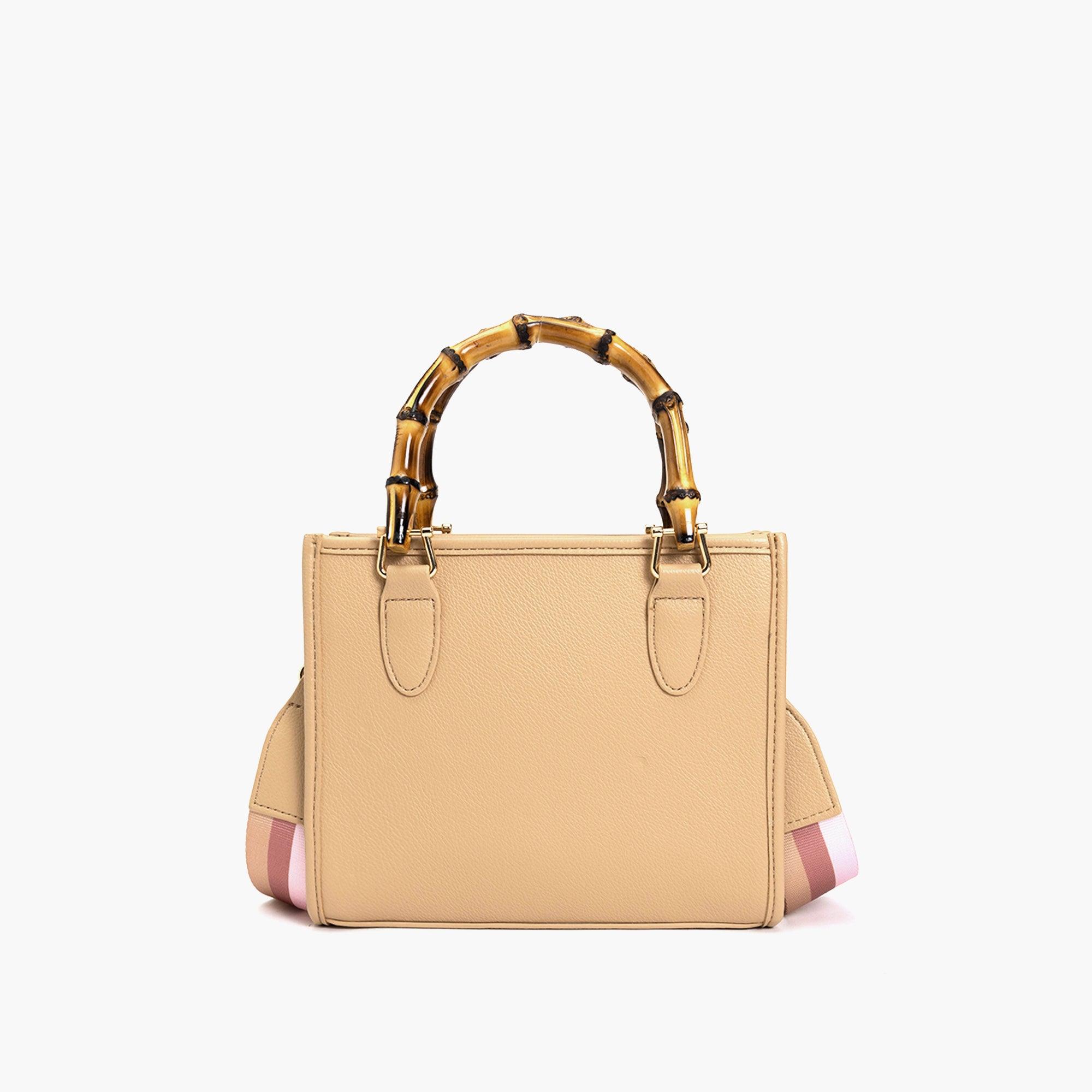 The Kate Wooden Handle Strap Satchel