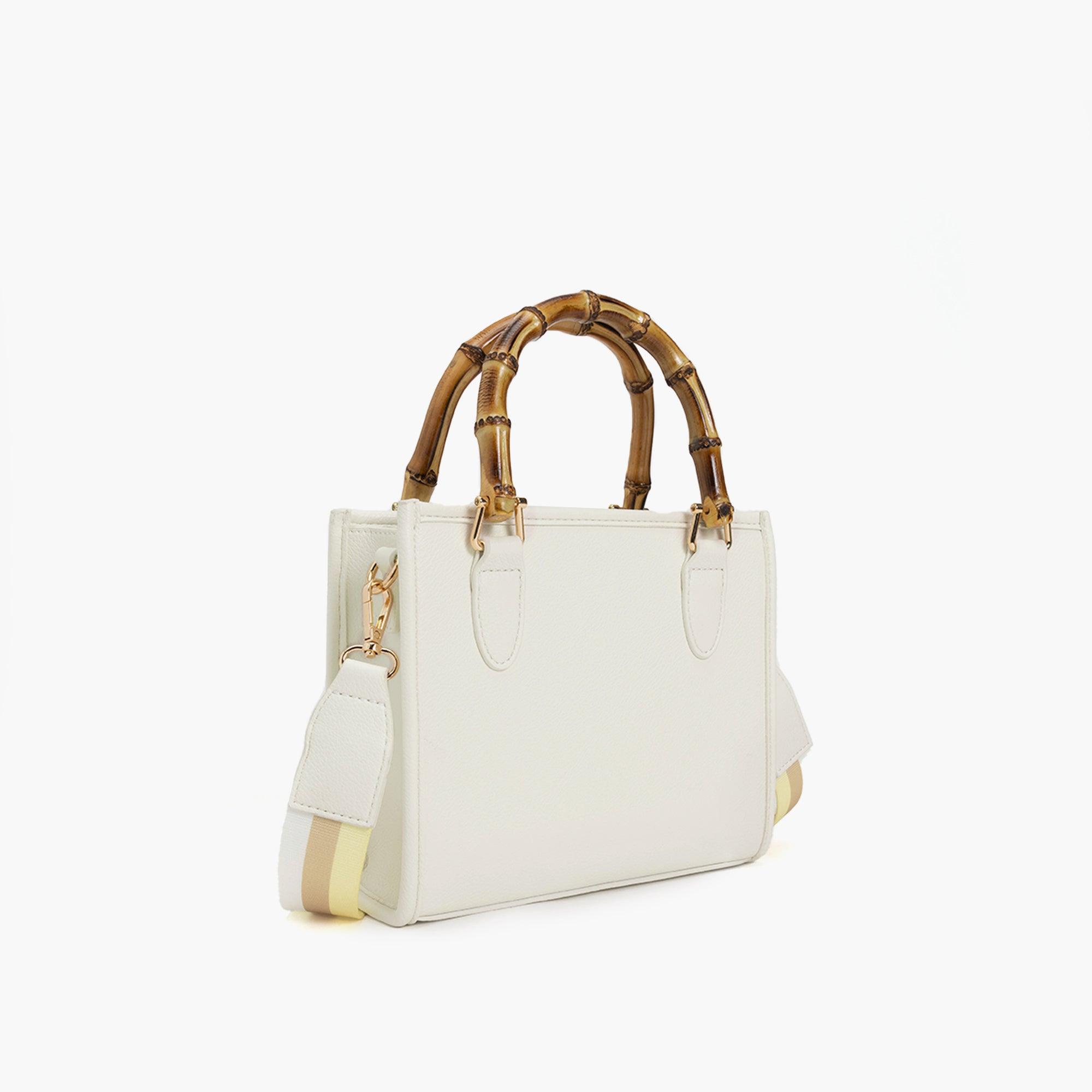 The Kate Wooden Handle Strap Satchel