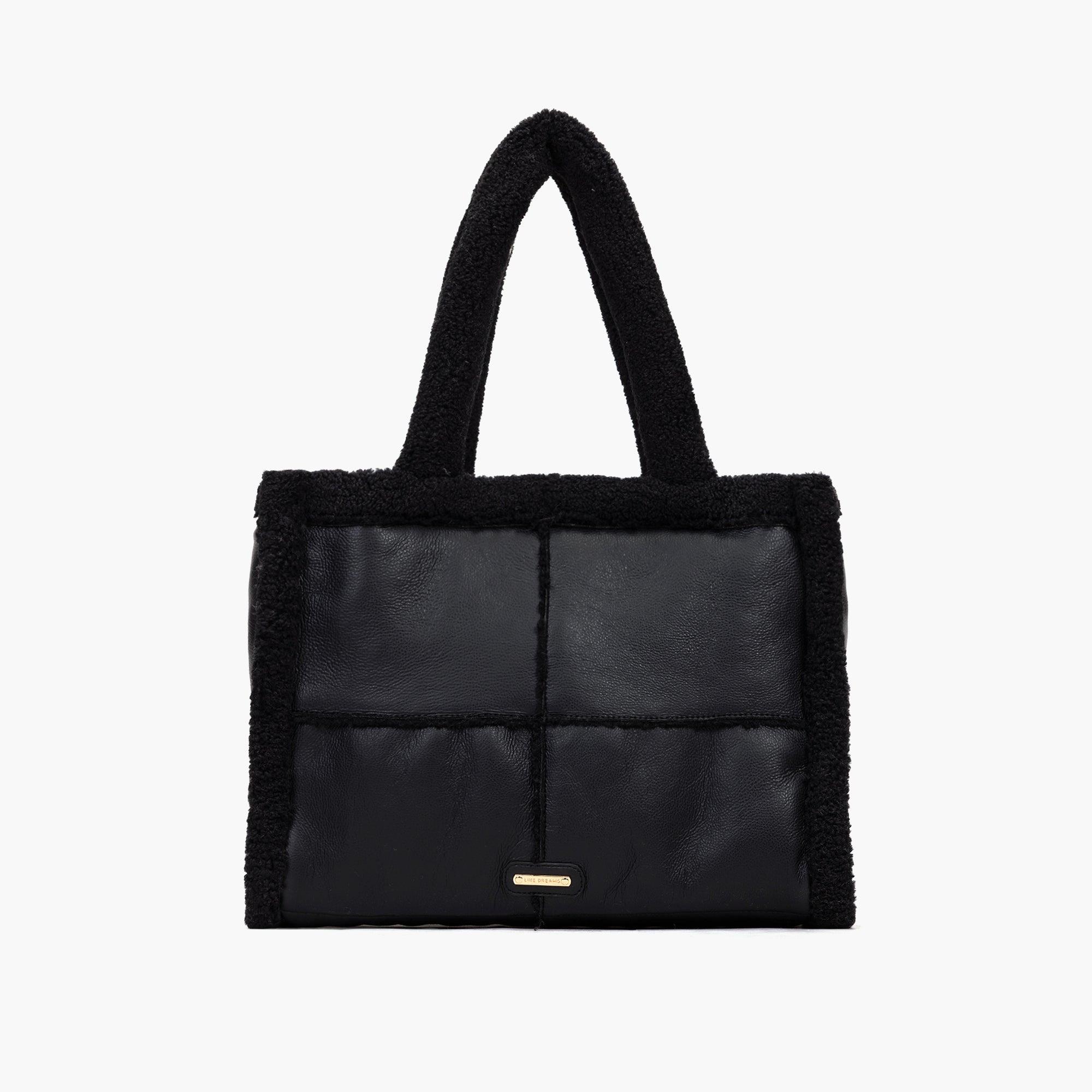 Black sherpa purse Clearance