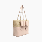 Daisy Bow Dual  Vegan Tote Bag