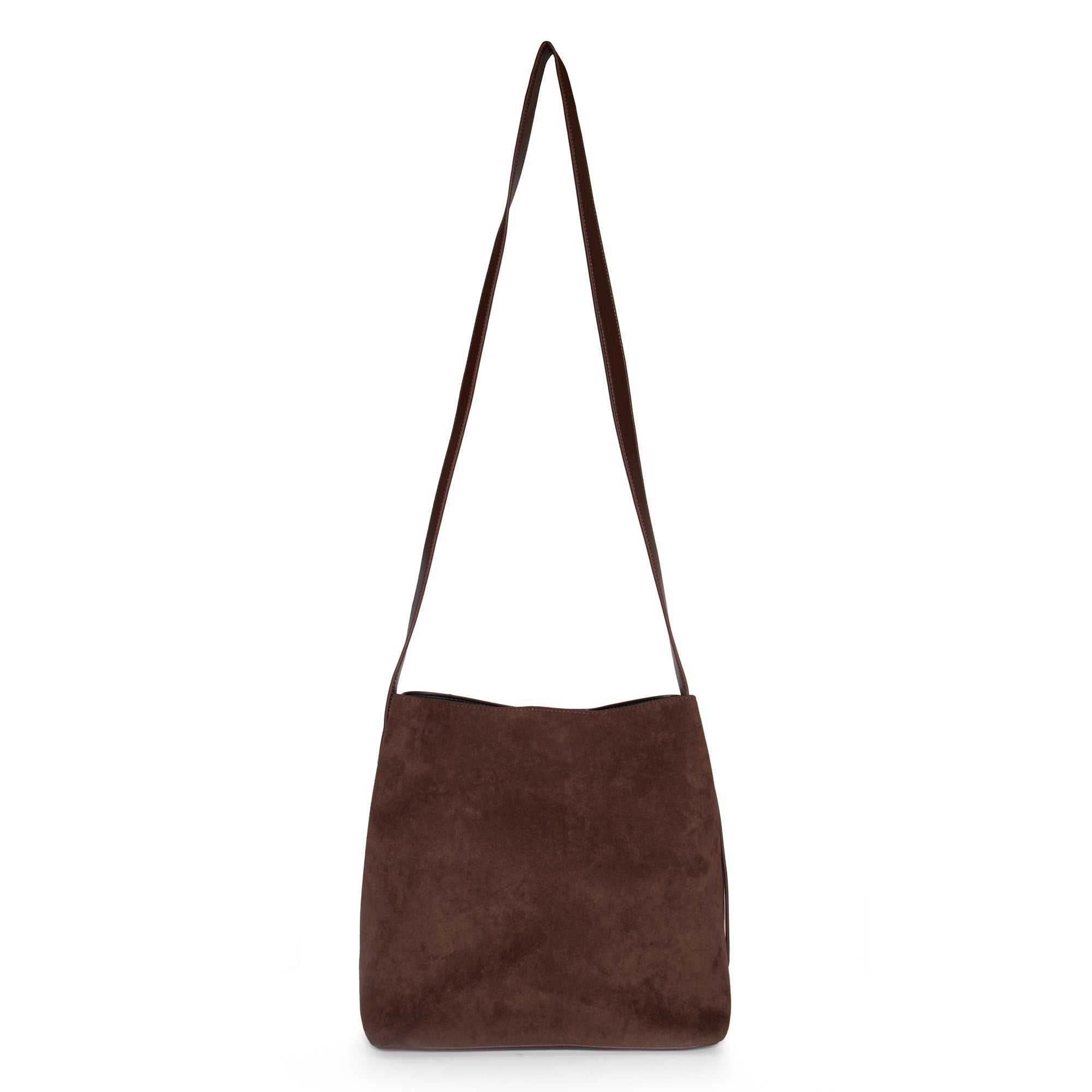 Midnight Quilted Suede Mini Tote Bag