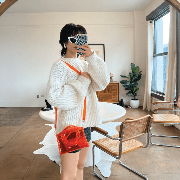 Crystal Mini Hologram Clear Crossbody Bag LIKE DREAMS