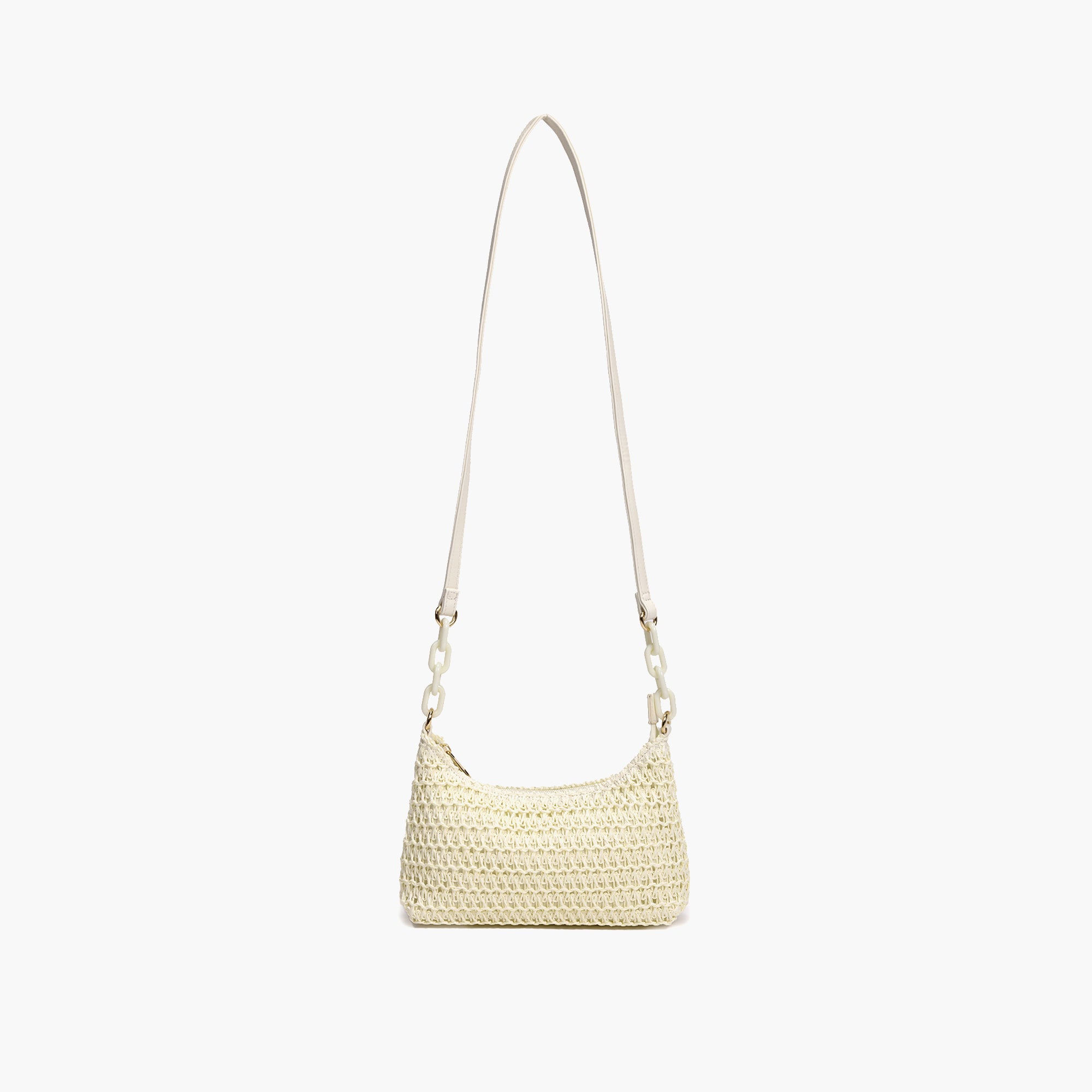 Seaside Mesh Straw Shoulder