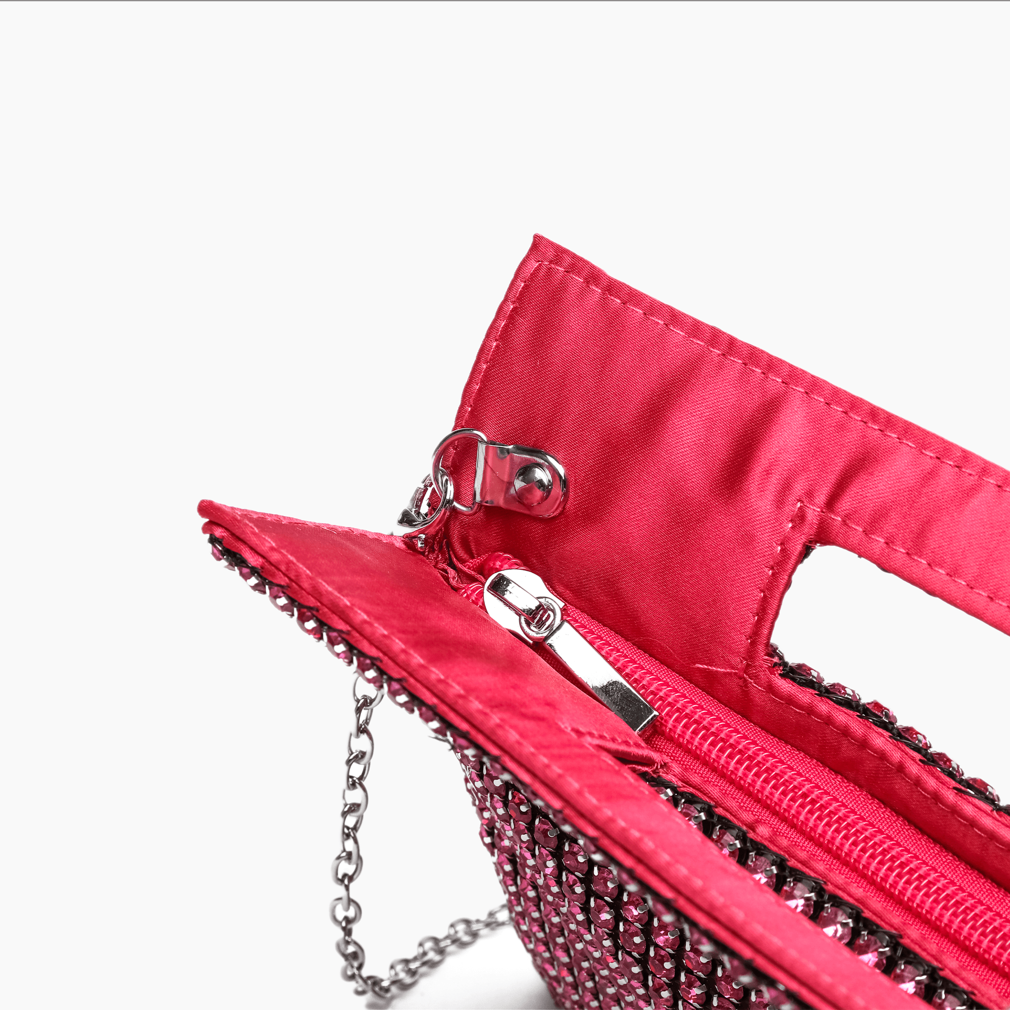 Vivienne Rhinestone Night Envelope Clutch Bag